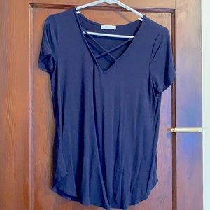 Navy blue tee shirt